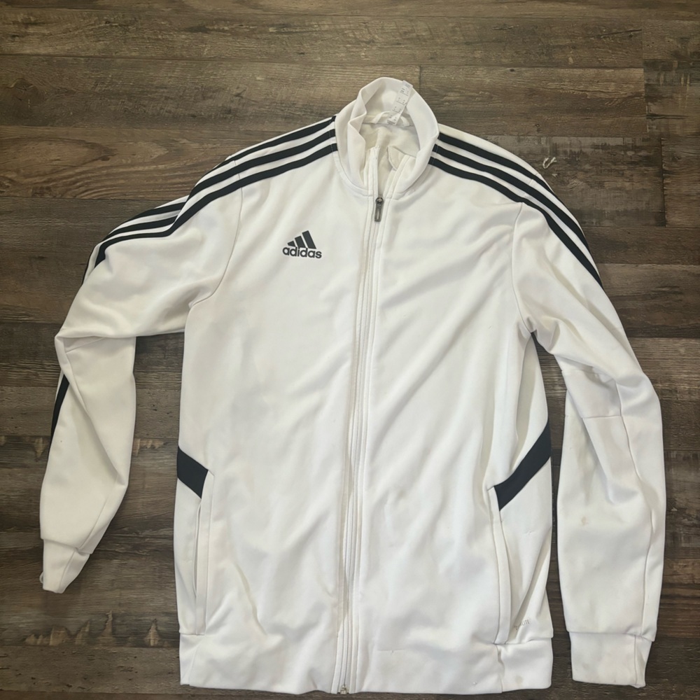 Adidas men’s white tracksuit